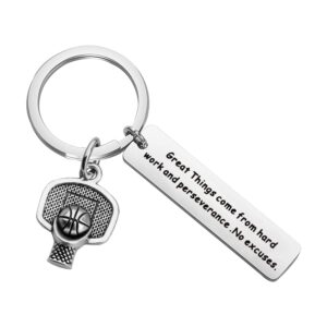 AKTAP Basketball Player Gift Basketball Lover Keychain Gift For Basketball Team