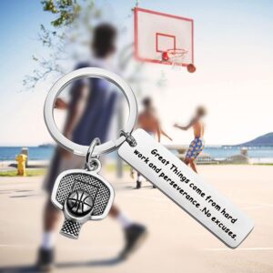 AKTAP Basketball Player Gift Basketball Lover Keychain Gift For Basketball Team