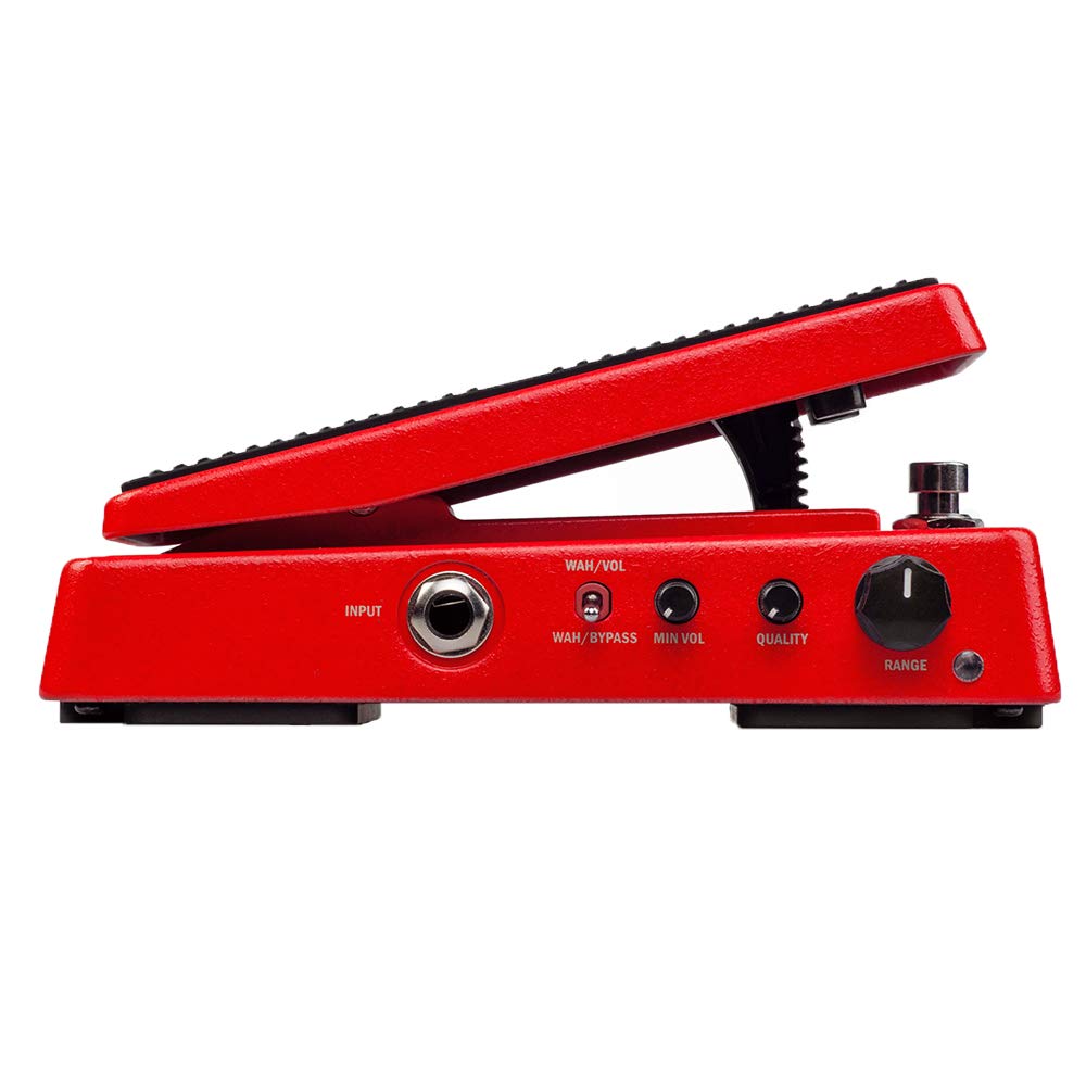 JOYO WAH-II Classic and Multifunctional WAH Pedal Featuring Wah-Wah/Volume Functions with WAHWAH Sound Quality Value knob (Red)