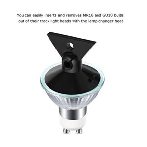 Mudder 3 Pieces Light Bulb Suction Cup Removal Tool GU10 MR16 Lamp Changer Head NRS90-N20 Suction Cup Light Bulb Remover for Halogen Bulb Mini Track Lights Remove