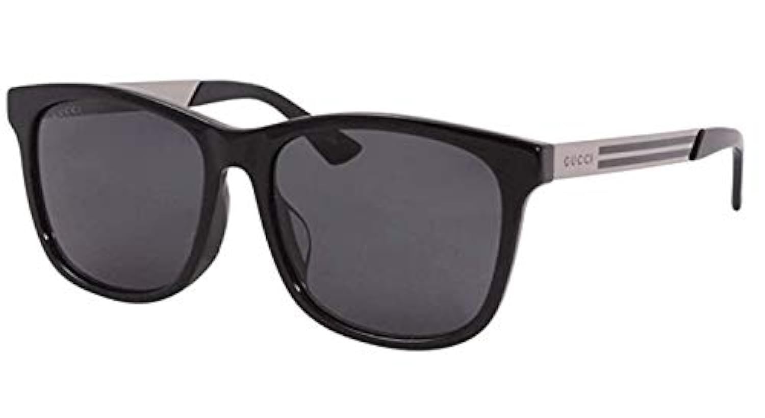 Gucci Grey Square Men's Sunglasses GG0695SA 001 56