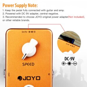 JOYO Vintage Phase Effect Pedal Beautifully Re-Creates Classic Phaser Sounds of 70's for Electric Guitar Effect - True Bypass (JF-06)