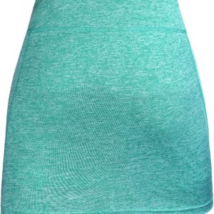 BLEVONH Womens Summer Tennis Skirts with Shorts Underneath, Pickleball, Athletic, Workout and Golf Skorts with Pockets Turquoise X-Large