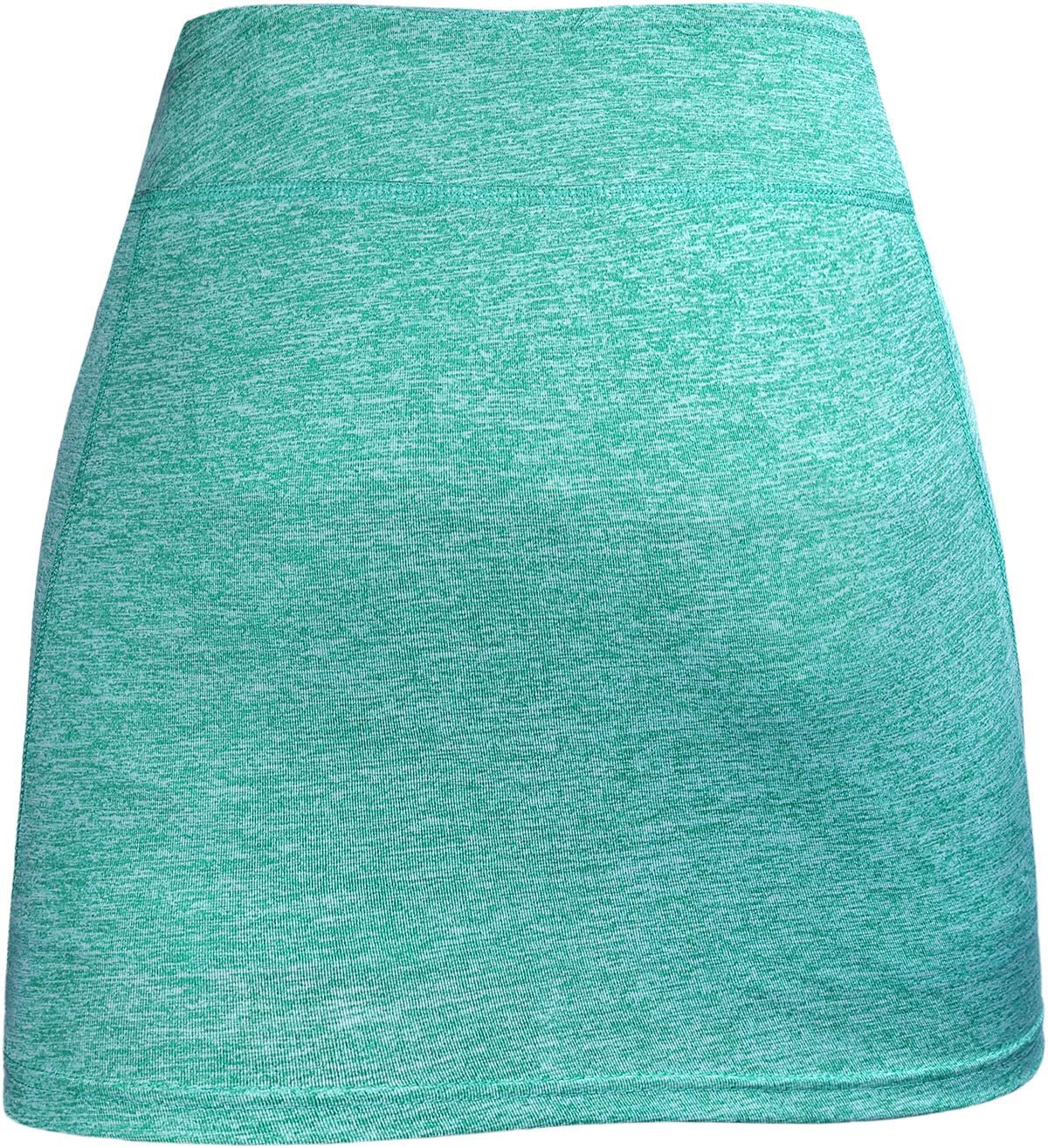 BLEVONH Womens Summer Tennis Skirts with Shorts Underneath, Pickleball, Athletic, Workout and Golf Skorts with Pockets Turquoise X-Large