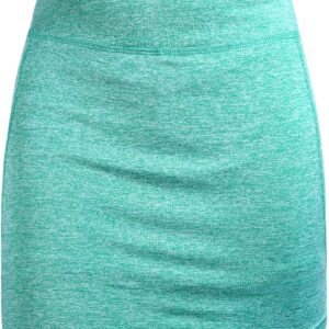 BLEVONH Womens Summer Tennis Skirts with Shorts Underneath, Pickleball, Athletic, Workout and Golf Skorts with Pockets Turquoise X-Large