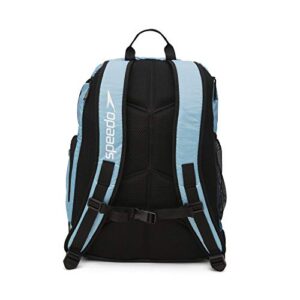 Speedo Large Teamster Backpack 35-Liter, Blue Hawaii 2.0, One Size