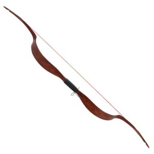 Nika Meng Yuan Bow Traditional Recurve Bows Crab Shape 18lb for Archer Beginner Shooting