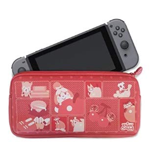 Controller Gear Protective Portable Neoprene Travel Carry Case - Animal Crossing - Quilted Tone.