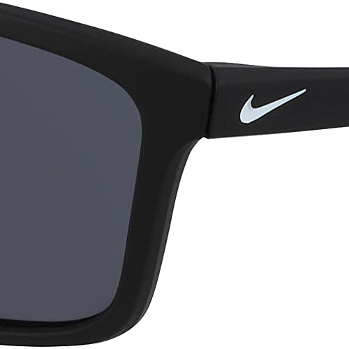 Nike CW4645-010 Valiant Sunglasses Matte Black Frame Color, Grey Lens Tint, 60/17/135