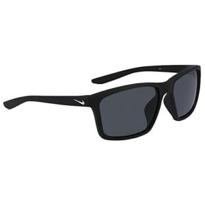 Nike CW4645-010 Valiant Sunglasses Matte Black Frame Color, Grey Lens Tint, 60/17/135