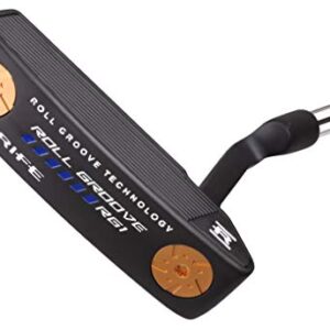 Rife Golf Roll Groove Technology Series Right Handed RG1 Blade Putter Precision Milled Face Edge Cavity and Bumpers Ensures an Ideal Weight Balance Perfect for Lining Up Your Putts (37 Inches)