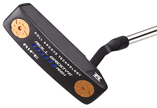 Rife Golf Roll Groove Technology Series Right Handed RG1 Blade Putter Precision Milled Face Edge Cavity and Bumpers Ensures an Ideal Weight Balance Perfect for Lining Up Your Putts (37 Inches)