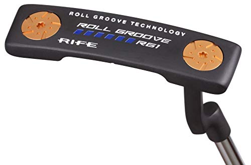 Rife Golf Roll Groove Technology Series Right Handed RG1 Blade Putter Precision Milled Face Edge Cavity and Bumpers Ensures an Ideal Weight Balance Perfect for Lining Up Your Putts (37 Inches)