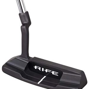 Rife Golf Roll Groove Technology Series Right Handed RG1 Blade Putter Precision Milled Face Edge Cavity and Bumpers Ensures an Ideal Weight Balance Perfect for Lining Up Your Putts (37 Inches)