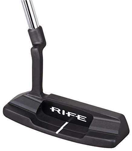 Rife Golf Roll Groove Technology Series Right Handed RG1 Blade Putter Precision Milled Face Edge Cavity and Bumpers Ensures an Ideal Weight Balance Perfect for Lining Up Your Putts (37 Inches)