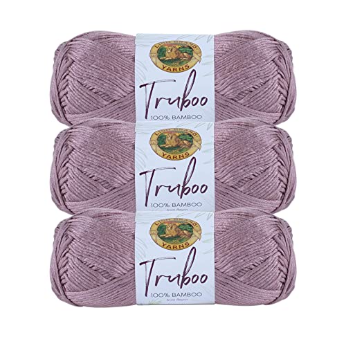 (3 Pack) Lion Brand Yarn Truboo Yarn, Mushroom