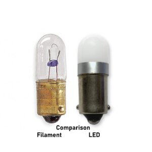 #1813, 1816 Miniature Bayonet Bulb LED Replacement | 12/14-Volt | Ba9s Base | Bulb Shape: T10 and T3 1/4 | Replaces Bulb Numbers: 1813 1815 1816 1893 1898 756 and Others (2-Pack; Bright White)