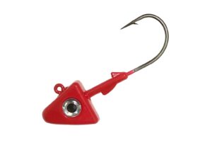 shad jig heads 3oz mustad hook 32786 8/0 6 packs red