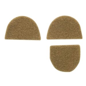 armorwerx hook & loop deck set compatible with msa sordin/tea hi-threat/tci liberator headset (tan)