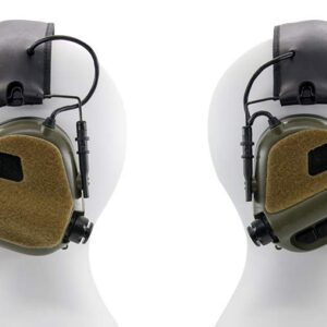 Hook & Loop Deck Set Compatible with Opsmen Earmor M31 & M32 Electronic Headset (Tan)