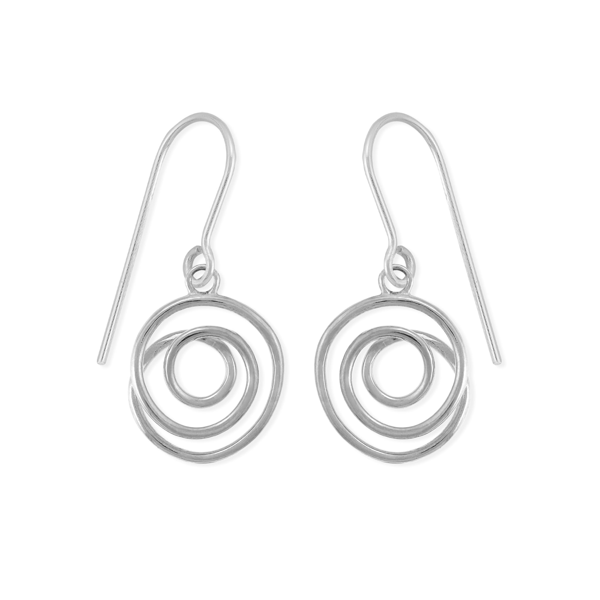 Boma Jewelry Spiral Dangle Earrings