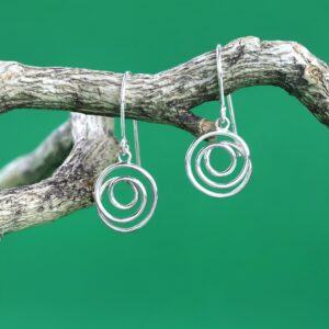 Boma Jewelry Spiral Dangle Earrings