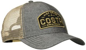 costa del mar trucker hat gray