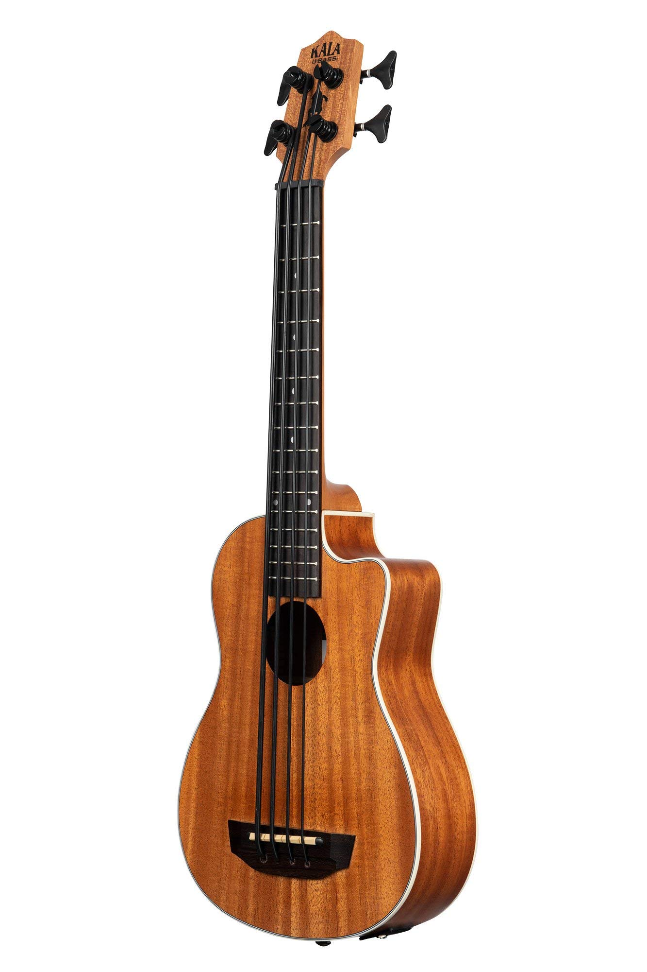 Kala Brand Music Co., 4-String Ukulele, Right, Natural, Ubass Scout-FS