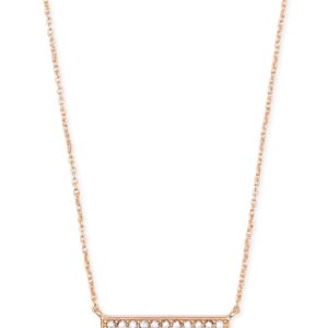 Kendra Scott Addison Pendant Necklace for Women, Fashion Jewelry, 14k Rose Gold-Plated