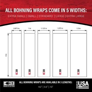 Bohning 4" Solid Arrow Wraps, Standard, Blackout