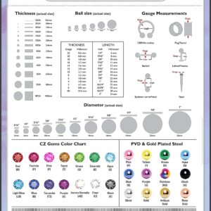 Dynamique Push In Prong Set CZ Top 316L Surgical Steel Threadless Labret, Monroe, Flat Back Stud (Sold Per Piece)