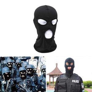 3 Holes Balaclava Ski Mask, Thin Three Holes Full Face Mask for Motorcycle Bike Hunting Cycling Cap Ski (3A)