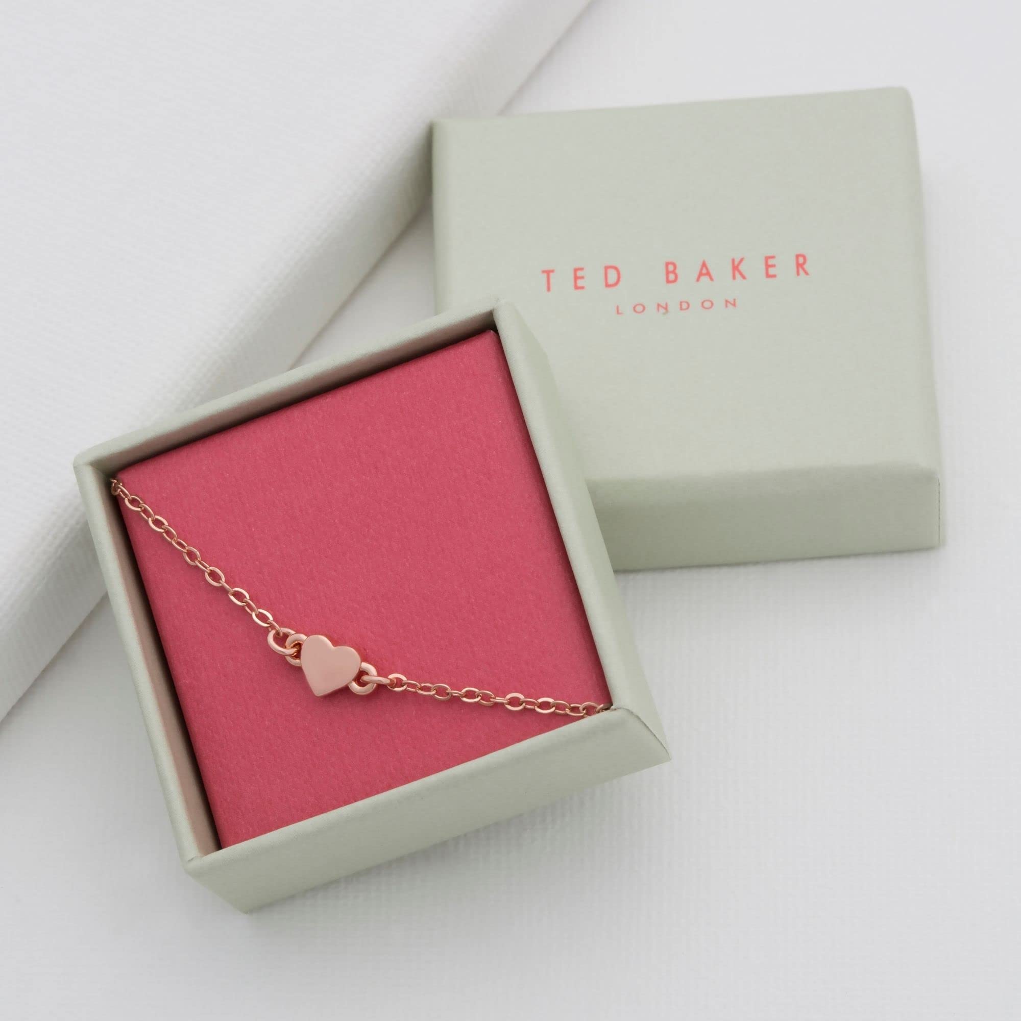 Ted Baker Women's Harsaa Tiny Heart Chain Bracelet (Rose Gold-Tone Plated)