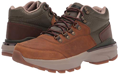 Skechers USA Men's mens Boot,Brown/Olive,13