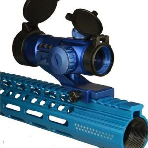 Ahlmanstr Micro Rifle Scope 1x30 35mm Green and Red Dot Sight with Cantilever Mount for Hunting Aluminum 6063 Reflex Optic Sight Blue Color