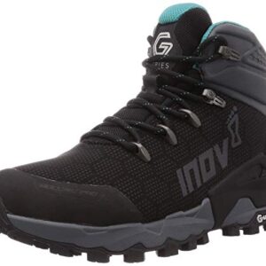 Inov-8 Womens Roclite Pro G 400 - Lightweight Waterproof Hiking Boots - Black/Teal - 7