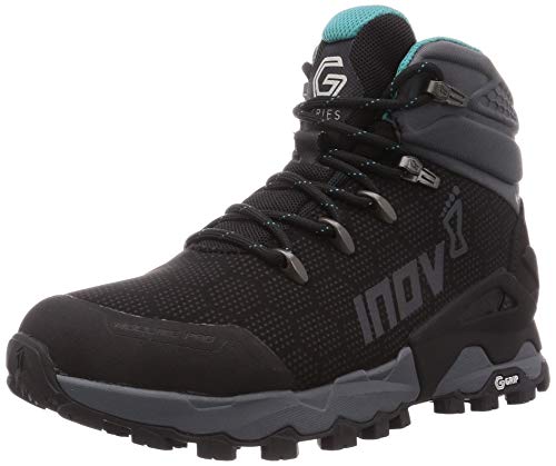 Inov-8 Womens Roclite Pro G 400 - Lightweight Waterproof Hiking Boots - Black/Teal - 7