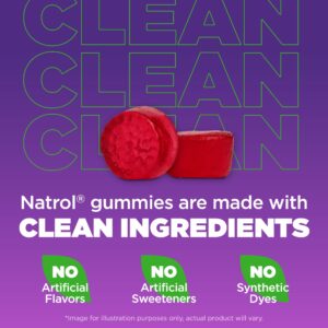 Natrol 10mg Melatonin Gummies, Sleep Support for Adults, Melatonin Supplements for Sleeping, 140 Strawberry-Flavored Gummies, 70 Day Supply