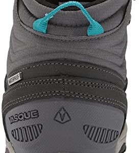 Vasque Kids Breeze Waterproof Hiking Boot, Magnet/Baltic, 13 Medium