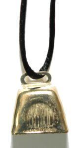 jazzworks,llc gold tone cowbell cow bell necklace (n015)