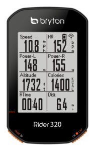 bryton rider 320t gps bike/cycling computer, sensor bundle. 5 satellite systems support. 35hrs long battery life. support ant+/ble speed, cadence, heartrate monitor sensors, ant+ power meter.