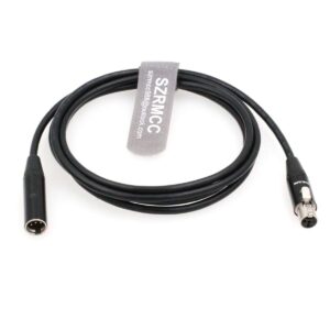 szrmcc mini xlr 4 pin ta4m male to ta4f female audio extension cable for shure headsets microphones