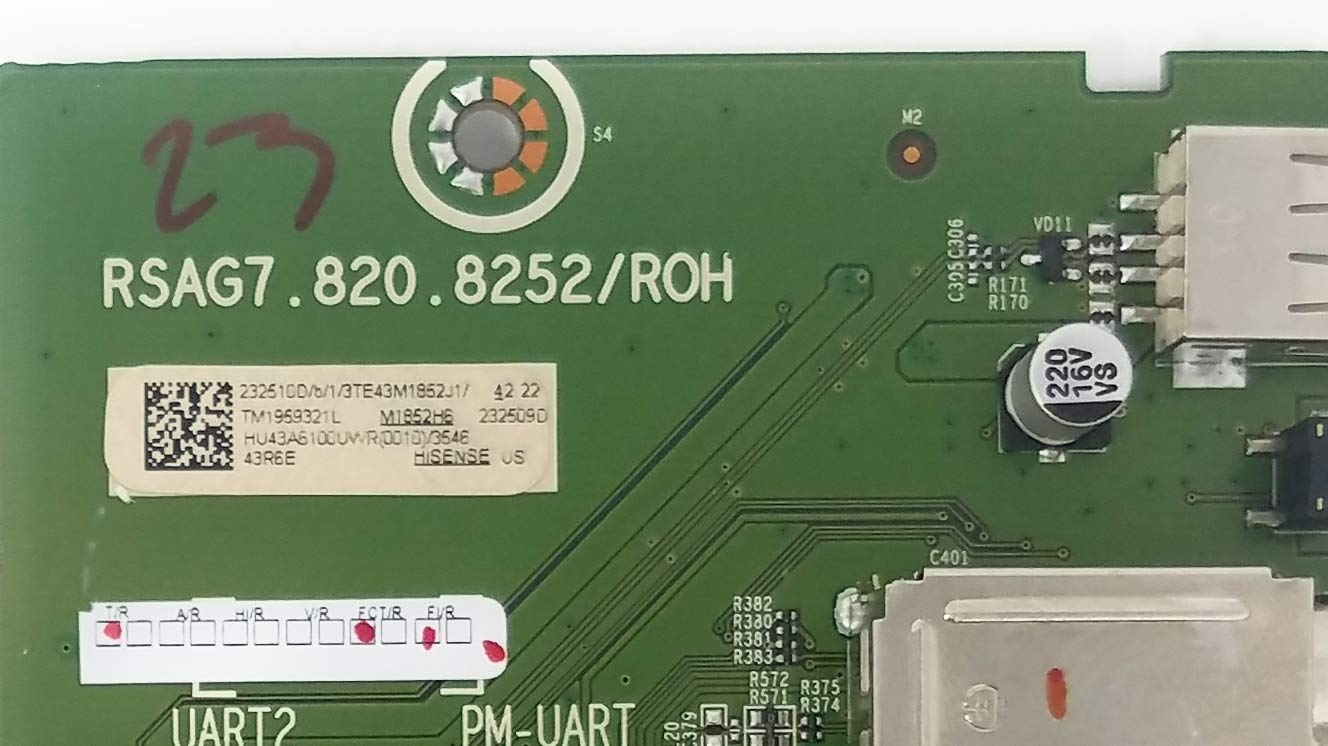 Main Board 232510D 232509D RSAG7.820.8252/ROH for Hisense TV 43R6E