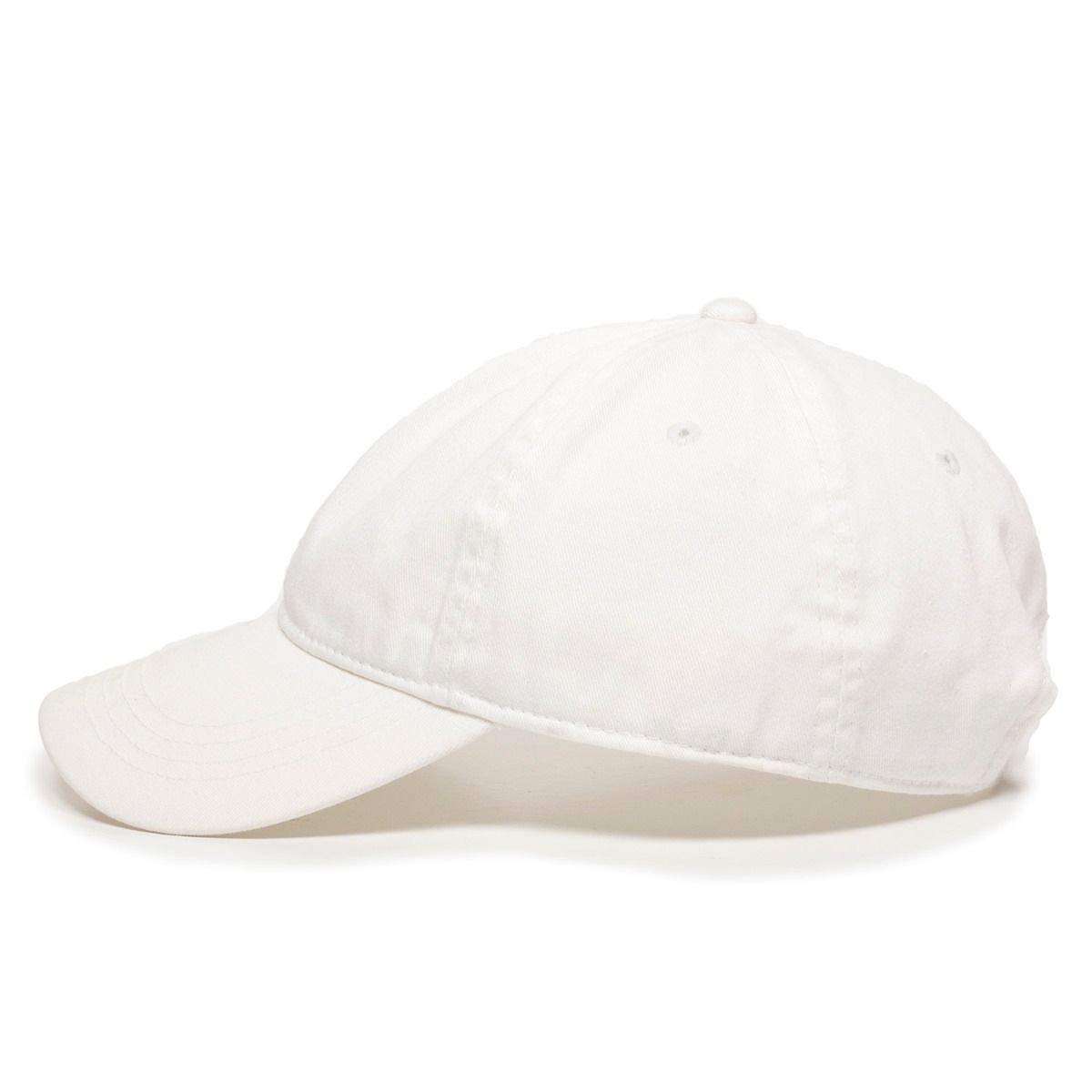 Sea Turtle Baseball Cap Embroidered Cotton Adjustable Dad Hat White