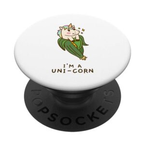 i'm a uni-corn unicorn popsockets grip and stand for phones and tablets