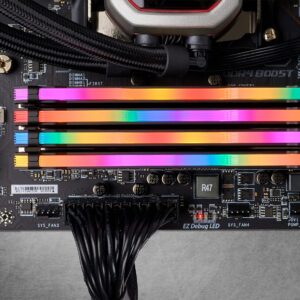 Corsair Vengeance RGB Pro 64GB (4x16GB) DDR4 3200 (PC4-25600) C16 Desktop Memory – Black