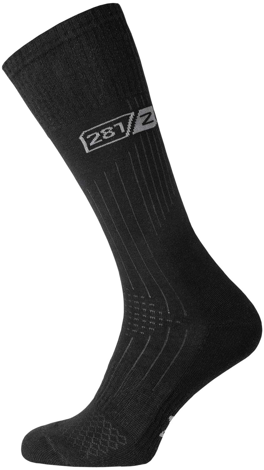 281Z Military Lightweight Boot Socks - Tactical Trekking Hiking - Outdoor Athletic Sport (Black)(X-Small 1 Pair)