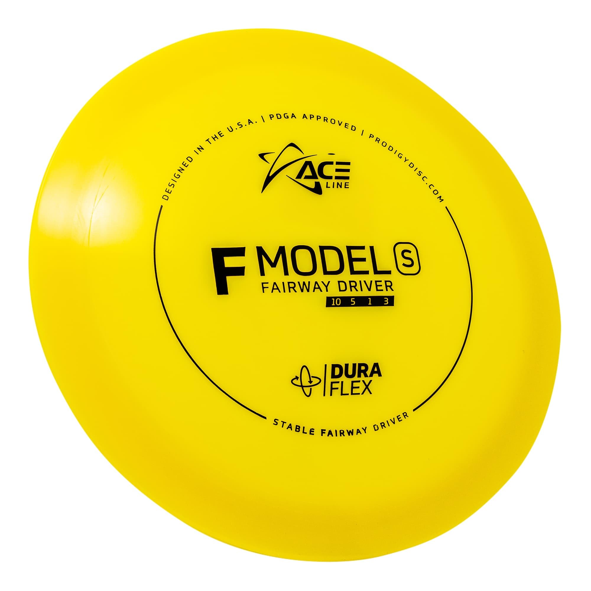 Prodigy Disc Ace Line Glow DuraFlex F Model S Fairway Driver Golf Disc [Colors May Vary] - 170-176g