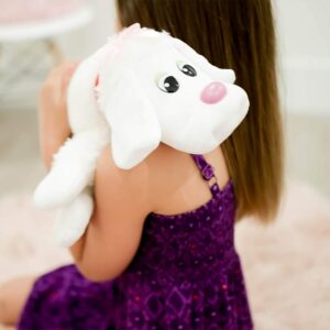 Pound Puppies Classic Stuffed Animal Plush Toy - Great Gift for Girls & Boys - 17" - White Poodle (Amazon Exclusive)