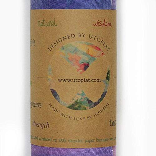 Hot bikram yoga mat for hot yoga - yoga mats with beautiful designs - eco rubber yoga mat non slip, thin, eco-friendly and long hot yoga mat - perfect sweat proof yoga mat for professional yogis